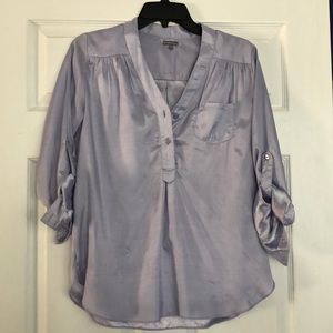 Silky Lavender Button Down Shirt